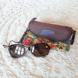 Maui Jim Cloud Break Teal + Tortoise Shell Sunglasses